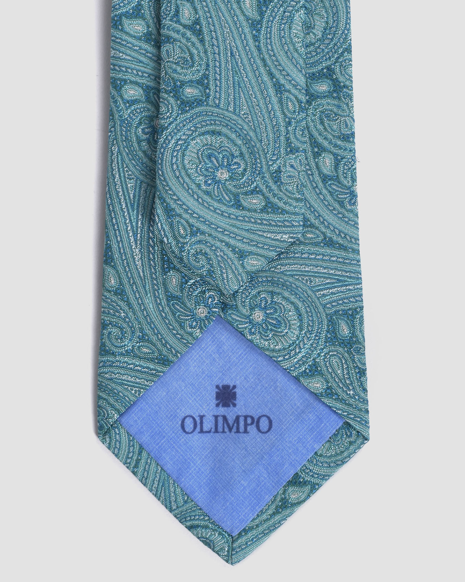 Corbata de seda jacquard con grandes – Olimpo – Tienda